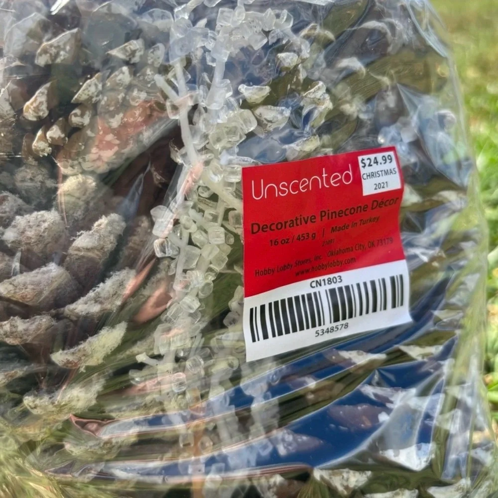 Hobby Lobby Pinecone Décor Potpourri Mix Unscented 16 oz NWT